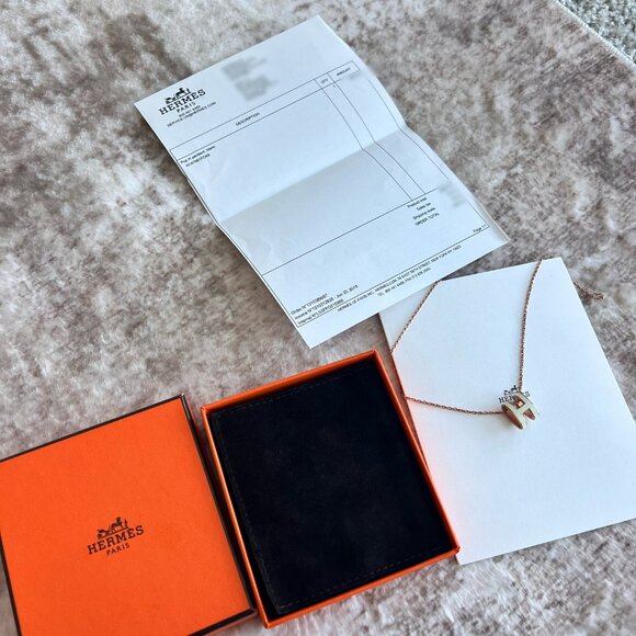 Hermes Hermès Necklace Pendant White - not the mini size one - Picture 15 of 16